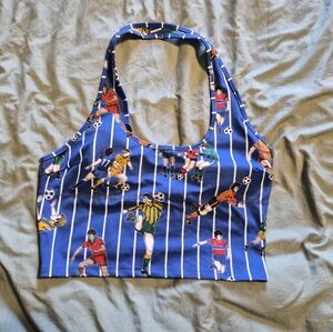 Fashion Brand Company Yoga Halter Top Soccer Stripe 1X